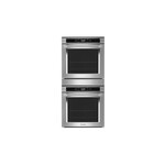 KitchenAid KODC504PPS 24" Smart Built-In Double Wall Oven with 5.2 cu. ft. Total Capacity, True Convection and Self-Cleaning in Stainless Steel with PrintShield Finish