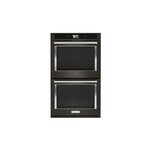 KitchenAid KODE900HBS 30" Smart Built-In Double Wall Oven with 10 cu. ft. Total Capacity, True Convection, Self-Cleaning and Powered Attachments (Black Stainless Steel with PrintShield Finish)