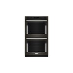 KitchenAid KOED530PBS 30" Built-In Double Wall Oven with 10 cu. ft. Total Capacity, Air Fry Mode and Even-Heat True Convection (Black Stainless Steel with PrintShield Finish)