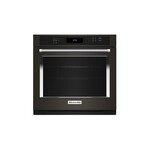 KitchenAid KOES530PBS 30" Built-In Single Wall Oven with 5 cu. ft. Capacity, Air Fry Mode and Even-Heat True Convection (Black Stainless Steel with PrintShield Finish)