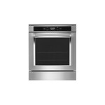 KitchenAid KOSC504PPS 24" Smart Single Wall Oven with 2.6 cu. ft. Total Capacity, and True Convection in Stainless Steel with PrintShield Finish