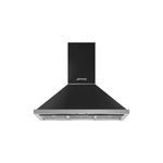 Smeg KPF36UAN 36 inch Portofino Wall Mount Hood with 600 CFM, LED Lighting, 3 Stainless Steel Grease Filters (Anthracite)