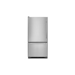 KitchenAid KRB102ESS 33" Bottom Freezer Refrigerator with 22.07 cu. ft. Capacity, ExtendFresh Temperature Management System and Humidity-Controlled Crispers in Stainless Steel (Left Hinge)