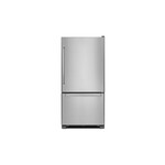 KitchenAid KRB102ESS 33" Bottom Freezer Refrigerator with 22.07 cu. ft. Capacity, ExtendFresh Temperature Management System and Humidity-Controlled Crispers in Stainless Steel (Right Hinge)