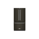 KitchenAid KRFF305EBS 36" French Door Refrigerator with 25.19 cu. ft. Capacity, ExtendFresh Temperature Management System and Interior Water Dispenser (Black Stainless Steel with PrintShield Finish)