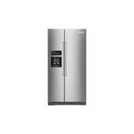 KitchenAid KRSC703HPS  36" Counter-Depth Side-By-Side Refrigerator with 22.6 cu. ft. Capacity, Exterior Ice and Water Dispenser, PrintShield Finish and Preserva Food Care System (Stainless Steel with PrintShield Finish)