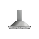 Smeg KTU36X 36" Victoria Wall Mount Chimney Range Hood with 600 CFM, Variable Four Speed Fan, Dishwasher-Safe Grease Filters (Stainless Steel)