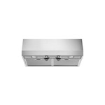 Smeg KUC24X 24" Under Cabinet Hood with 600 CFM, Halogen Lighting, 2 Aluminum Grease Filters, in Stainless Steel