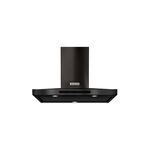 KitchenAid KVWB606HBS 36" Chimney Wall Hood with 585 CFM, LED Lighting and Perimeter Ventilation (Black Stainless Steel with PrintShield Finish)