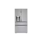 LG LRMDC2306S 36" Smart Counter-Depth French Door Refrigerator with 22.5 cu. ft. Capacity, Door Cooling+, Dual Ice Maker, Energy Star, Sabbath Mode, in PrintProof Stainless Steel