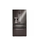 LG LRMDS3006D 36 inch Smart 4-Door French Door Refrigerator with 29.5 cu. ft. Capacity, Dual Ice Makers, Craft Ice, Energy Star (PrintProof Black Stainless Steel)