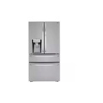 LG LRMDS3006S 36 inch Smart 4-Door French Door Refrigerator with 29.5 cu. ft. Capacity, Dual Ice Makers, Craft Ice, Energy Star (PrintProof Stainless Steel)