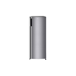 LG LRONC0605V 21" Single Door Refrigerator with 5.79 cu. ft. Capacity, Easy-Reach Organization, Curved Pocket Handle, Energy Star, in Platinum Silver