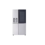 LG LRSOS2706S 36" Smart Side-By-Side InstaView Refrigerator with 27.1 cu. ft. Capacity, Dual Ice Makers, Craft Ice, Energy Star, ADA Compliant, Sabbath Mode (Stainless Steel)