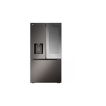 LG LRYKC2606D 36" Smart Mirror InstaView Counter-Depth MAX French Door Refrigerator with 25.5 cu. ft. Capacity, 3 Built-In Ice Maker, Sabbath Mode, Energy Star, ADA Compliant (Black Stainless Steel)