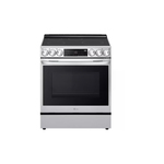 LG LSIL6336FE 30" Slide-In Induction Range with 5 Elements, 6.3 cu. ft. Capacity, InstaView®, ProBake Convection®, Air Fry, and Air Sous Vide, in PrintProof® Stainless Steel