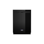 Maytag MDB4949SKB 24 inch Built-In Full Console Dishwasher with 14 Place Settings, Stainless Steel Tub and Dual Power Filtration (Black)