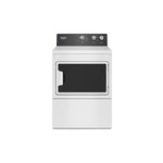 Maytag MEDP586KW 27" Commercial-Grade Residential Electric Dryer with 7.4 cu. ft. Capacity, IntelliDry Sensor and Drum Light in White