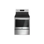 Maytag MER6600FZ 30" Freestanding Electric Range with 5 Elements, 5.3 cu. ft. Oven Capacity, Keep Warm Setting, Self Clean in Fingerprint Resistant Stainless Steel