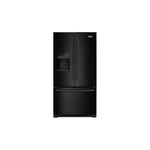 Maytag MFI2570FEB 36" French Door Refrigerator with 25 cu. ft. Capacity, PowerCold, BrightSeries LED Lighting (Black on Black)