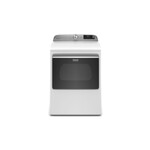 Maytag MGD6230HW 27" Smart Gas Dryer with 7.4 cu. ft. Capacity, Extra Power and Advanced Moisture Sensing (White)