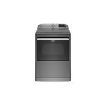 Maytag MGD7230HC 27" Smart Gas Dryer with 7.4 cu. ft. Capacity, Extra Power, 13 Dryer Cycles, Wi-Fi Connectivity (Metallic Slate)