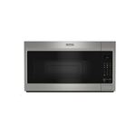 Maytag MMMS4230PZ 30" Over-The-Range Microwave with 1.7 cu. ft. Capacity, 10 Power Levels, 300 CFM, LED Display in Fingerprint Resistant Stainless Steel