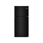 Maytag MRT118FFFE 30" Top Freezer Refrigerator with 18.15 cu. ft. Capacity, PowerCold and BrightSeries LED Lighting (Black Ice)