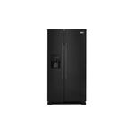 Maytag MSS25C4MGB 36" Side-By-Side Refrigerator with 24.51 cu. ft. Capacity, Exterior Ice and Water Dispenser and BrightSeries LED Lighting (Black)