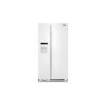 Maytag MSS25C4MGW 36" Side-By-Side Refrigerator with 24.51 cu. ft. Capacity, Exterior Ice and Water Dispenser and BrightSeries LED Lighting (White)