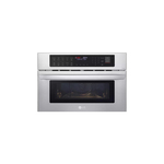 LG MZBZ1715S 30" Smart Built-In Microwave Speed Oven, 1.7 cu. ft. Capacity, 975 Cooking Watts, TurboCook™ , Sensor Cook , Air Fry Crispy, in PrintProof Stainless Steel