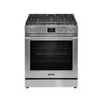 Frigidaire PCFG3080AF Professional 30" Gas Range with 6 Burners, 6 cu. ft. Oven Capacity, No Preheat + Air Fry