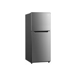 Impecca RA2106SLGD2 24" Top Mount Freezer Refrigerator with 10.1 cu. ft. Capacity, Automatic Defrost, LED Lighting, and Reversible Doors (Stainless Look)