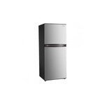 Impecca RA2106SLK  24" Top Mount Freezer Refrigerator with 10.1 cu. ft. Capacity, Automatic Defrost, LED Lighting, and Reversible Doors in Stainless Look