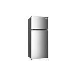 Impecca RA-2138STG 28" Top Freezer Refrigerator with 13.8 cu. ft. Total Capacity, 2 Refrigerator Glass Shelves, and 1 Freezer Shelf, in Stainless Look