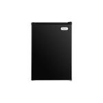 Impecca RC-1268K 19" Compact Refrigerator with 2.6 cu. ft. Capacity, Door Storage, 3 Glass Shelves, Reversible Door, in Black