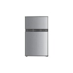 Impecca RC2311SL 19" Freestanding Double Door Refrigerator with 3.1 cu. ft. Total Capacity, 1 Glass Shelf, and Mechanical Temperature Control (Stainless Look)