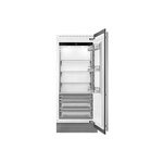 Smeg RSDU36R 36" Built-In Column Refrigerator with 21.54 cu. ft. Capacity, Automatic Defrost, LED Lighting, in Panel Ready