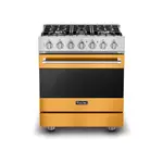 Viking RVDR33025BDALP 3 Series 30" Dual Fuel Range with 5 Burners, 4.7 cu. ft. Oven Capacity and Self-Cleaning (Daffodil, Liquid Propane)