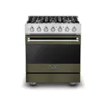 Viking RVDR33025BMALP 3 Series 30" Dual Fuel Range with 5 Burners, 4.7 cu. ft. Oven Capacity and Self-Cleaning (Martini, Liquid Propane)