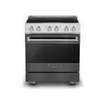 Viking RVIR3304BDG 3 Series 30 inch Induction Range with 4 Elements and 4.7 cu. ft. Oven Capacity (Damascus Grey)