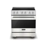 Viking RVIR3304BPW 3 Series 30" Induction Range with 4 Elements and 4.7 cu. ft. Oven Capacity (Pure White)