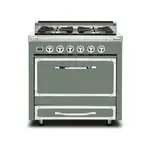 Viking TVDR3614BEU Tuscany Series 36" Dual Fuel Range with 4 Sealed Burners and 3.8 cu. ft. Capacity Oven (Eucalyptus)