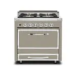 Viking TVDR3614BNA Tuscany Series 36 inch Dual Fuel Range with 4 Sealed Burners and 3.8 cu. ft. Capacity Oven (Nantucket)