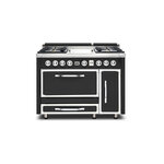 Viking TVDR4814GCS Tuscany Series 48" Dual Fuel Range with 4 Sealed Burners and Griddle, and 6.2 cu. ft. Oven Capacity (Cast Black)