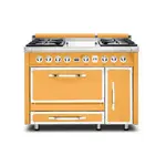 Viking TVDR4814GDA Tuscany Series 48" Dual Fuel Range with 4 Sealed Burners and Griddle, and 6.2 cu. ft. Oven Capacity (Daffodil)