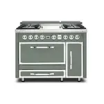 Viking TVDR4814GEU Tuscany Series 48 inch Dual Fuel Range with 4 Sealed Burners and Griddle, and 6.2 cu. ft. Oven Capacity (Eucalyptus)