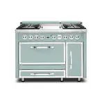 Viking TVDR4814GSP Tuscany Series 48 inch Dual Fuel Range with 4 Sealed Burners and Griddle, and 6.2 cu. ft. Oven Capacity (Splash)