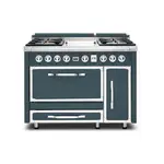 Viking TVDR4814GSQ Tuscany Series 48" Dual Fuel Range with 4 Sealed Burners and Griddle, and 6.2 cu. ft. Oven Capacity (Squall)