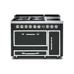 Viking TVDR4814IAN Tuscany Series 48 inch Dual Fuel Range with 4 Sealed Burners and 2 Induction Elements, and 6.2 cu. ft. Oven Capacity (Antique Bronze)